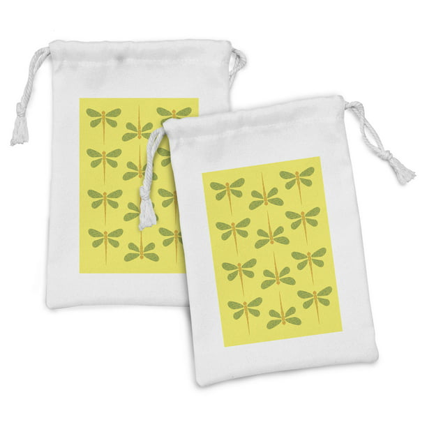 Drawstring Backpack Dragonfly Pattern Bags 